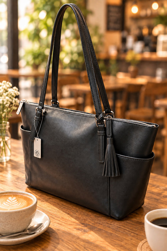 清貨 全新牛皮手袋 最後一個 頭層牛皮 女裝Tote 袋- MSN-LB-08