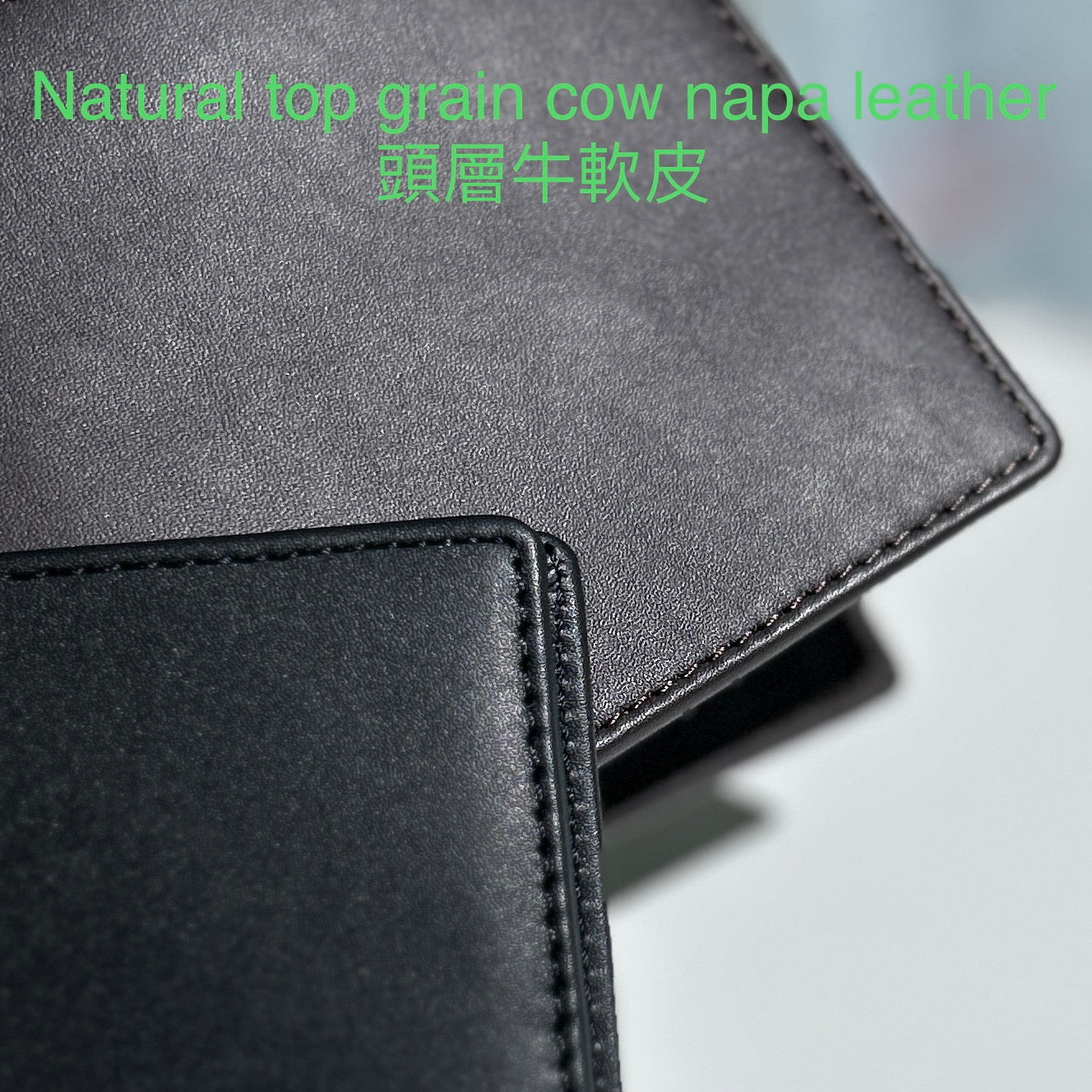 WM076X - Cow leather wallet 印度製頭層牛皮銀包