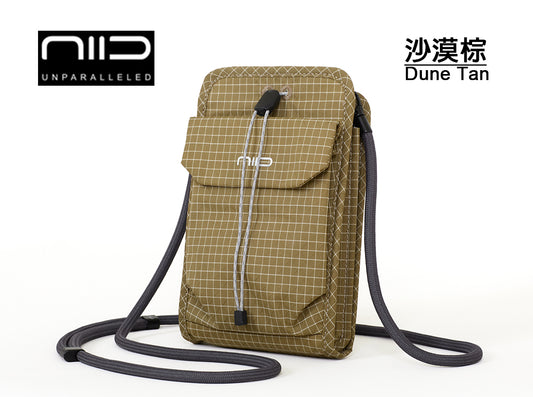 【2026斜孭袋王】NIID NEO Nomad Pouch 輕便多功能斜孭袋・護照/手機/卡片收納 - Dune Tan 沙漠棕