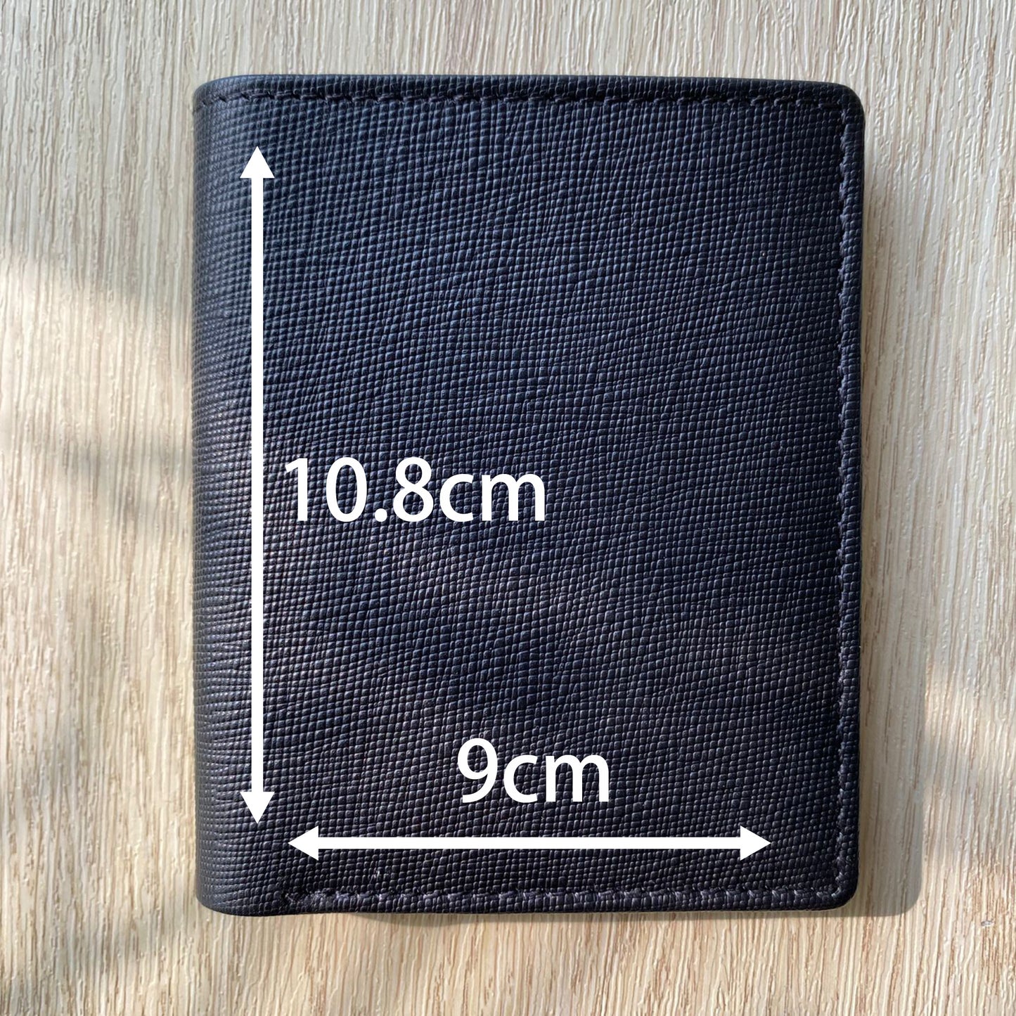 【香港品牌 ebelt】 RFID 十字壓紋 牛皮 纖巧銀包 SOFFIANO COW LEATHER Mini Wallet - WM 141