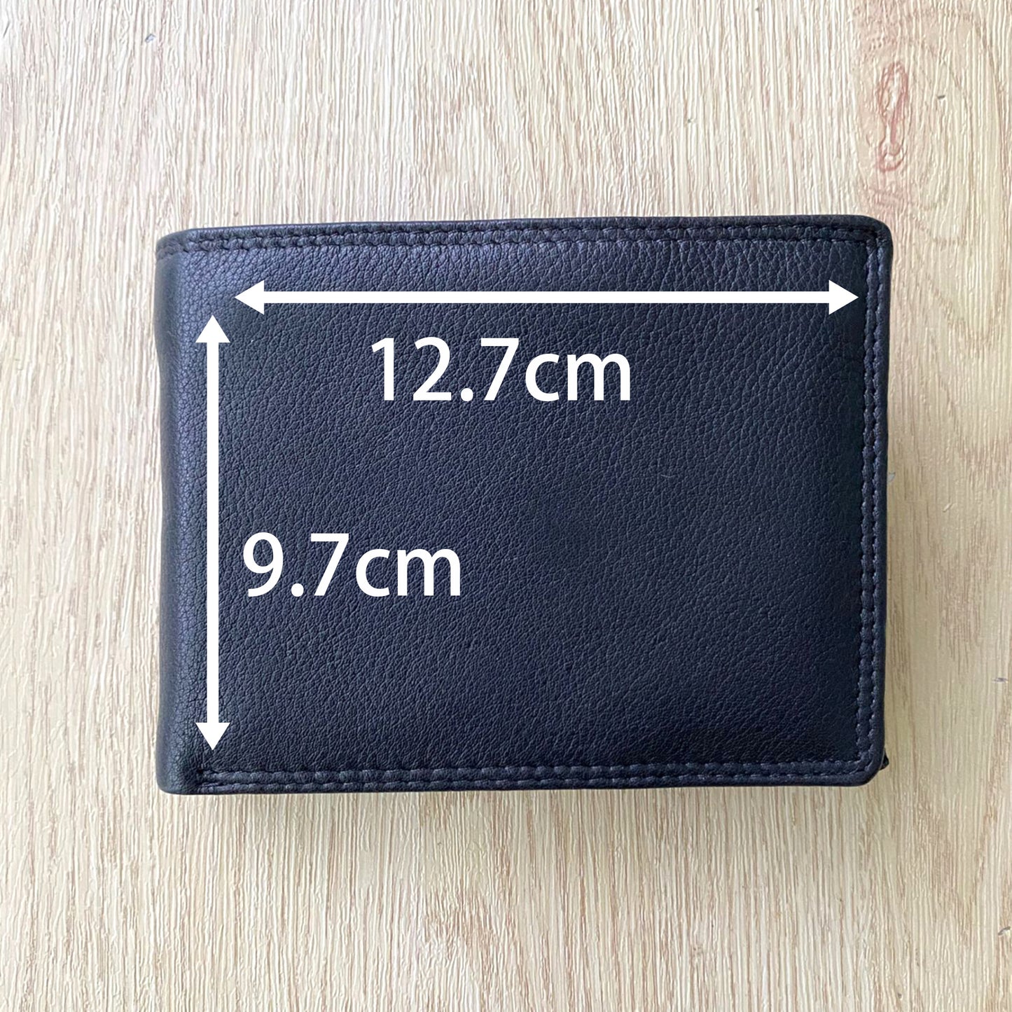 【香港品牌 ebelt】 RFID 頭層牛皮真皮銀包(加大容量)TOP GRAIN COW LEATHER WALLET - WM 166