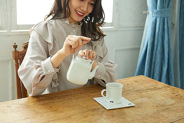 【ティーポット＋カップ＆ソーサー×2＋ドリッパー / Tea & Coffee Set (for two)】
