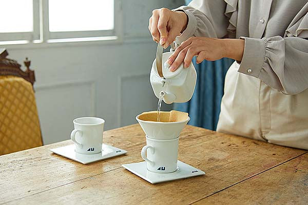 【ティーポット＋カップ＆ソーサー×2＋ドリッパー / Tea & Coffee Set (for two)】