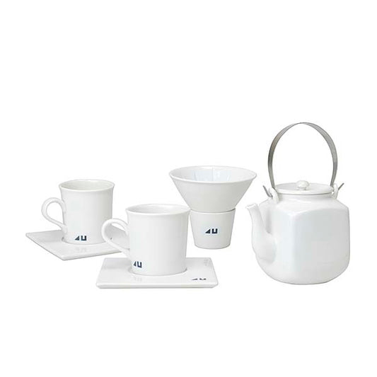 【ティーポット＋カップ＆ソーサー×2＋ドリッパー / Tea & Coffee Set (for two)】