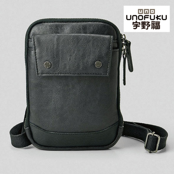 【日本直送】日本人氣品牌 宇野福鞄 BAGGEX 暁 ウォレットショルダー 皮夾單肩包 # 13-1106