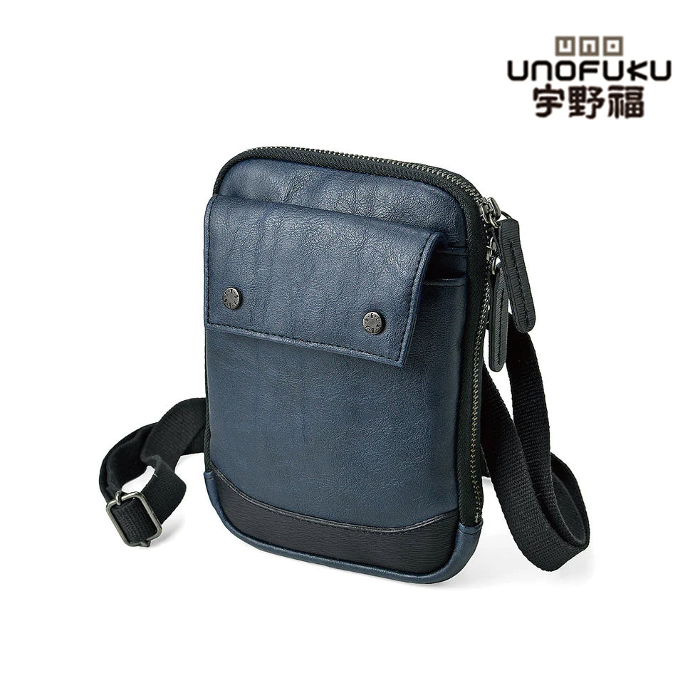 【日本直送】日本人氣品牌 宇野福鞄 BAGGEX 暁 ウォレットショルダー 皮夾單肩包 # 13-1106