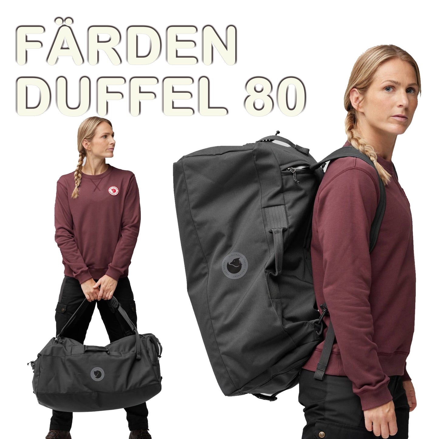 FJÄLLRÄVEN 北極狐【狐狸袋】FÄRDEN DUFFEL 80大型旅行包 #23200283