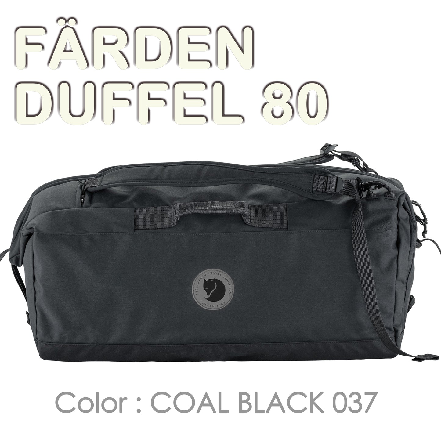 FJÄLLRÄVEN 北極狐【狐狸袋】FÄRDEN DUFFEL 80大型旅行包 #23200283