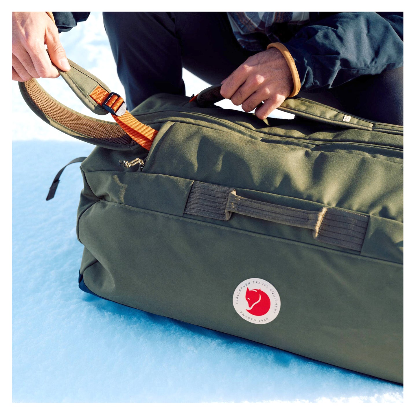 FJÄLLRÄVEN 北極狐【狐狸袋】FÄRDEN DUFFEL 80大型旅行包 #23200283