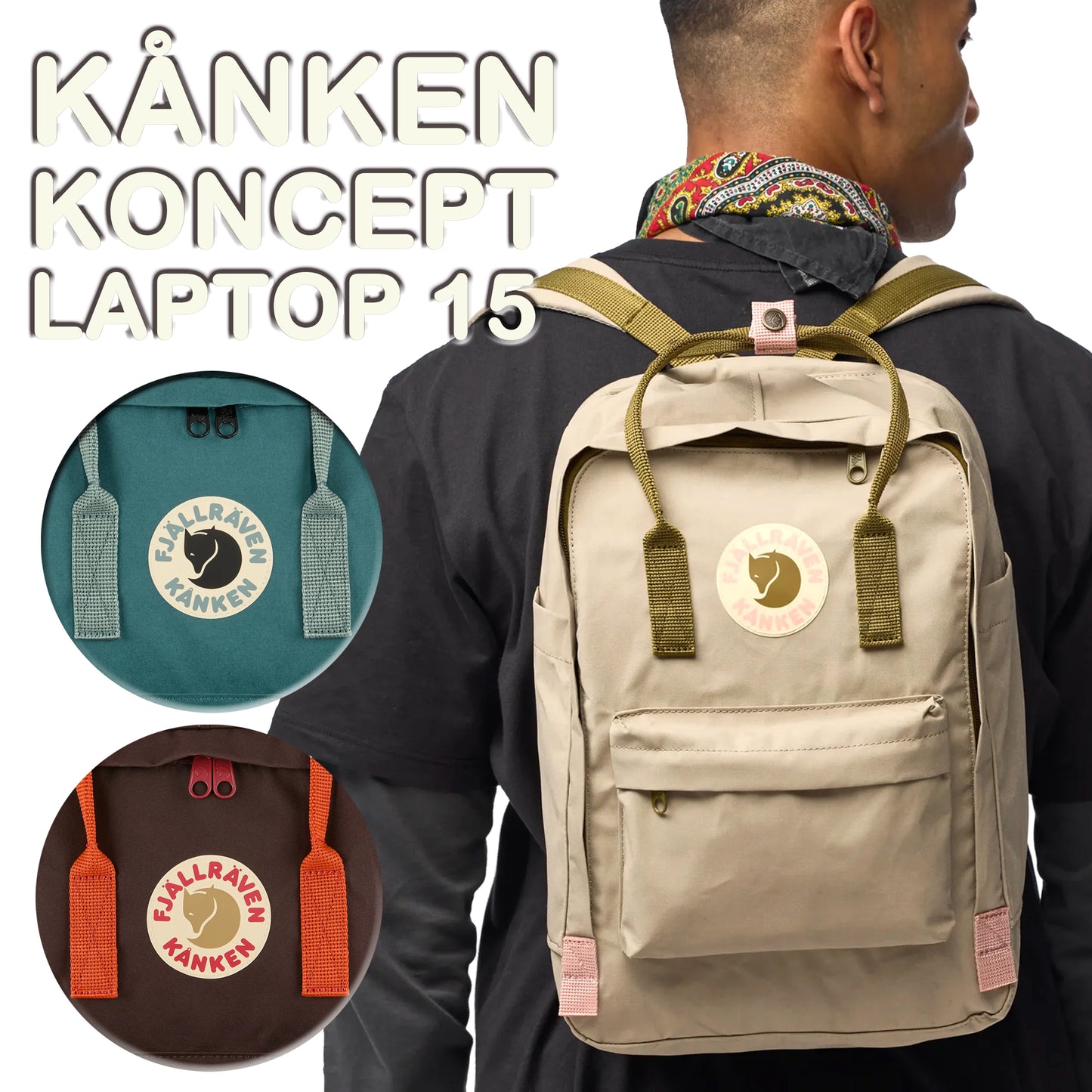 FJÄLLRÄVEN 北極狐【狐狸袋】KÅNKEN KONCEPT LAPTOP 15 #23200411