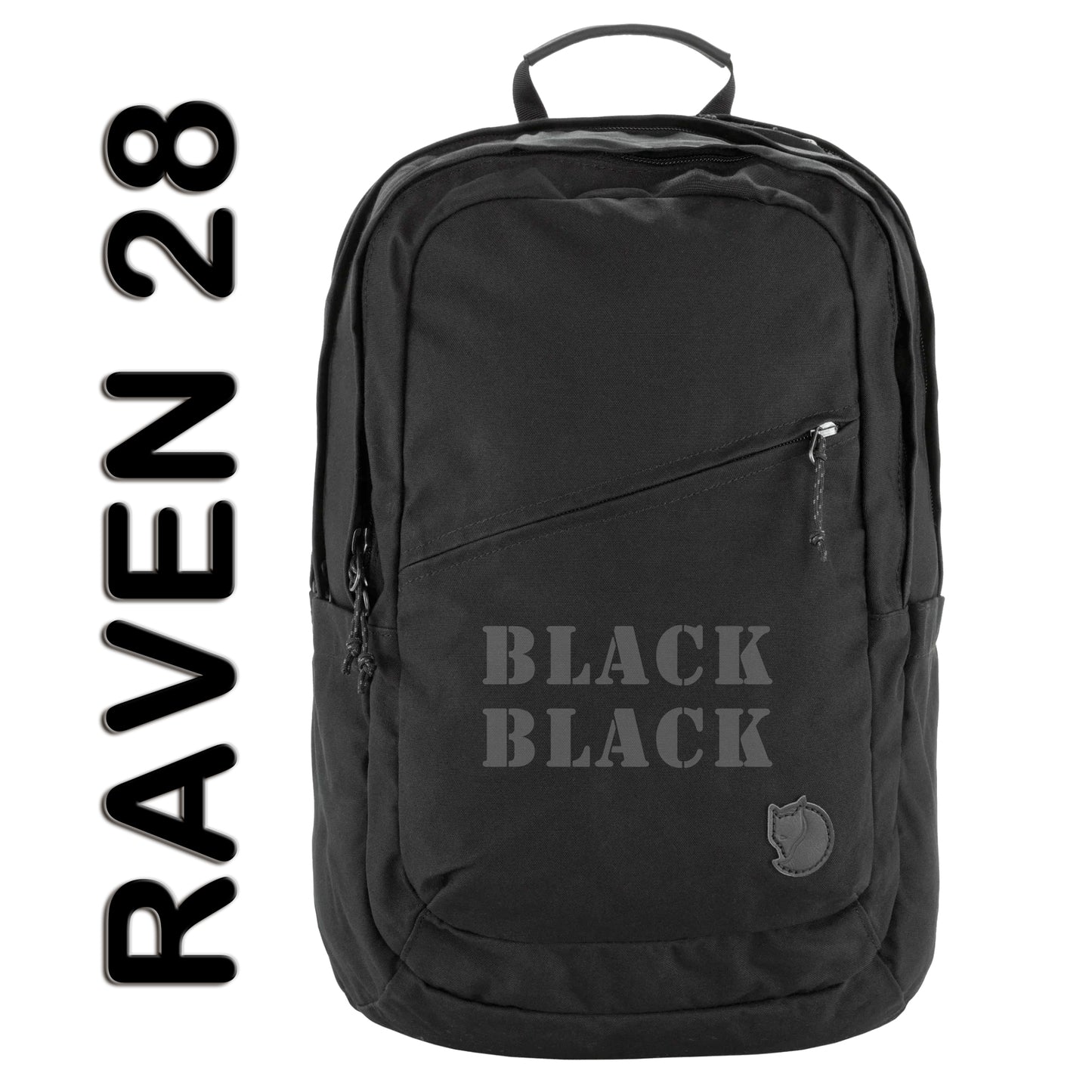 FJÄLLRÄVEN - 瑞典北極狐【狐狸袋】Raven28   #23345-550-550  BLACK BLACK