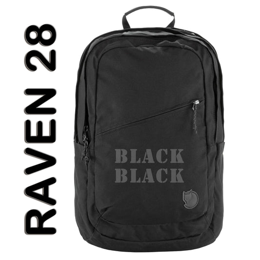 FJÄLLRÄVEN - 瑞典北極狐【狐狸袋】Raven28   #23345-550-550  BLACK BLACK