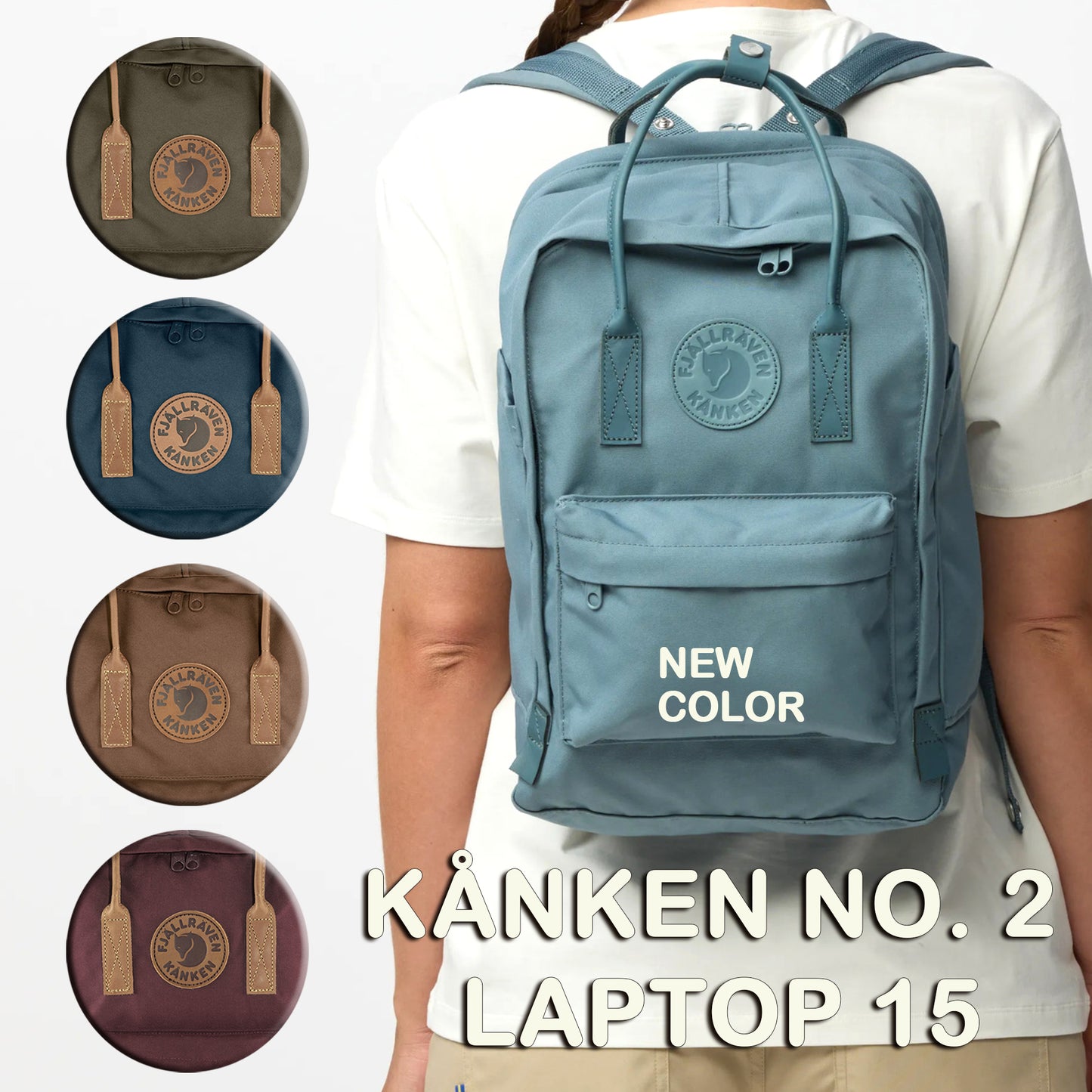 FJÄLLRÄVEN 北極狐【狐狸袋】KÅNKEN NO. 2 LAPTOP 15 皮手挽背囊 #23803
