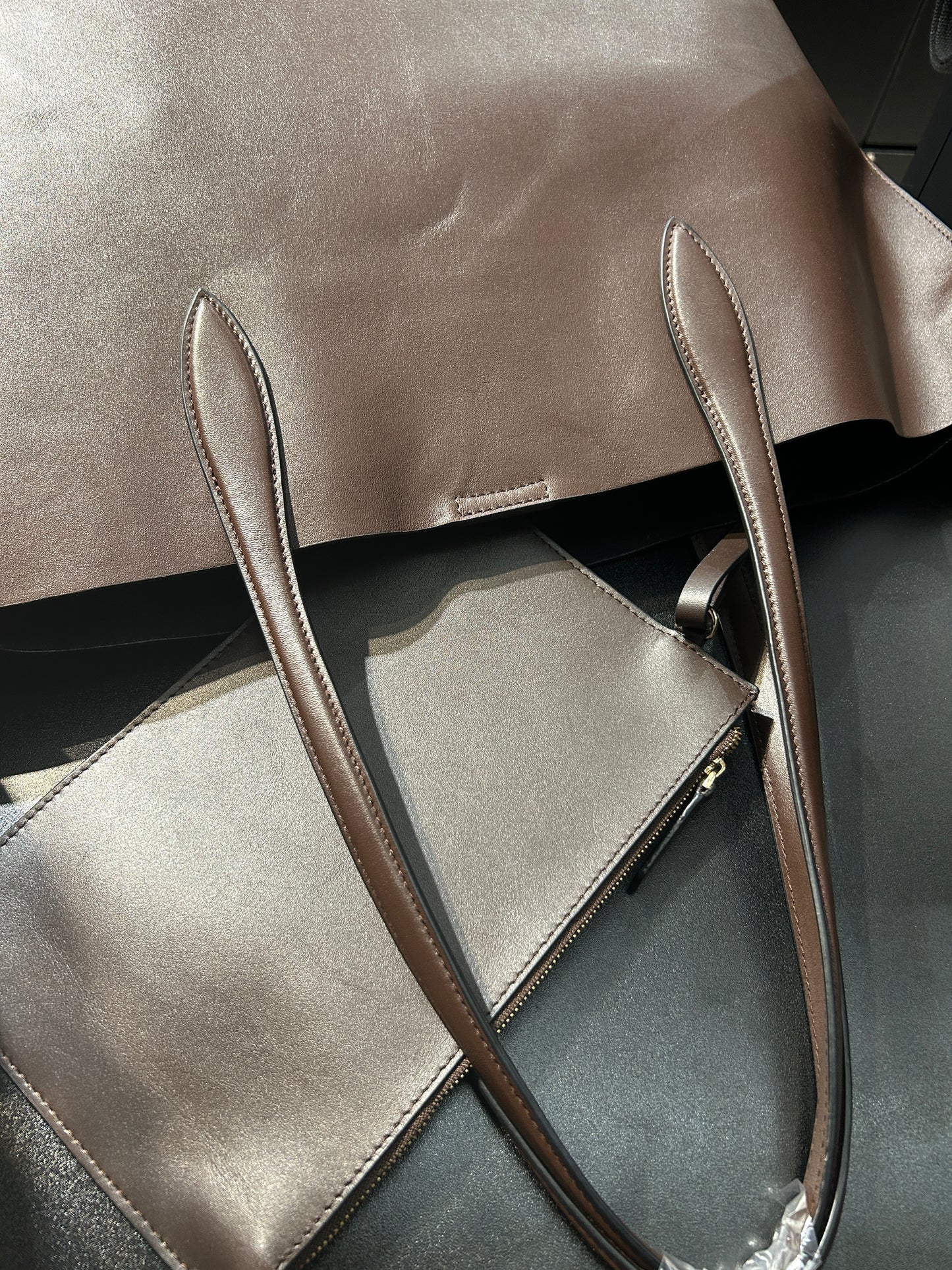 [香港品牌 EBELT] 頭層牛皮 女裝Tote 袋- MSN-LB-01