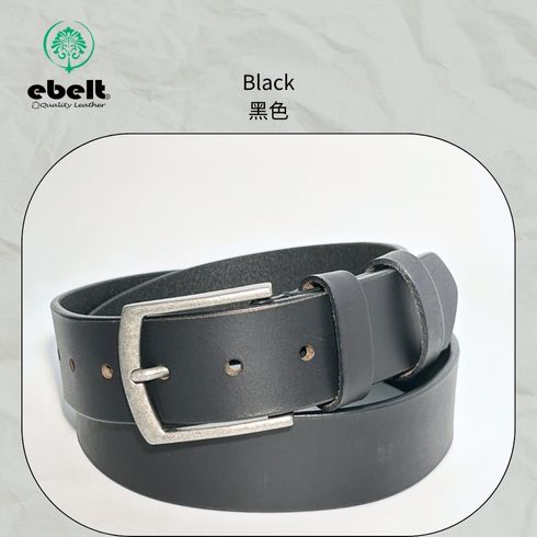 ［香港品牌 EBELT] EBC 330 印度製 頭層水牛皮真皮皮帶 BUFFALO TOP GRAIN LEATHER BELT 3.8cm