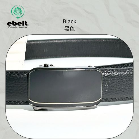 [香港品牌 EBELT] EBM 168 自動扣頭層牛皮真皮皮帶 Autolocked buckle Top Grain Napa leather belt 3.2cm