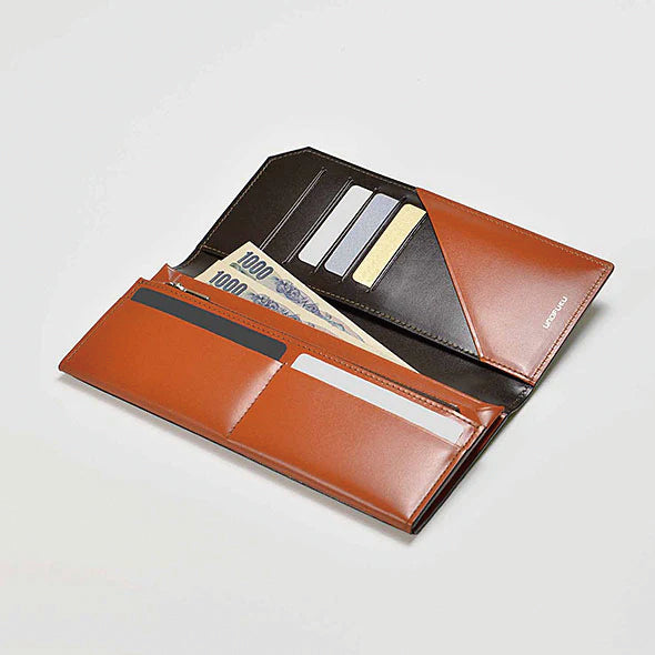 【日本直送】日本人氣品牌 宇野福鞄 4U by UNOFUKU 長版皮夾 # 35-0193