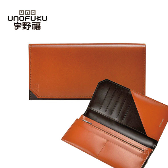【日本直送】日本人氣品牌 宇野福鞄 4U by UNOFUKU 長版皮夾 # 35-0193