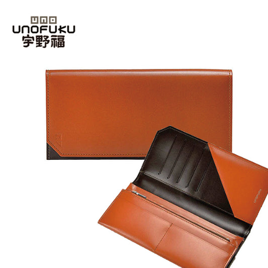 【日本直送】日本人氣品牌 宇野福鞄 4U by UNOFUKU 長版皮夾 # 35-0193