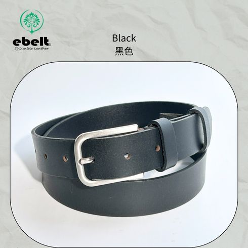 ［香港品牌 EBELT] EBC 334 印度製 頭層水牛皮真皮皮帶 BUFFALO TOP GRAIN LEATHER BELT 3.0cm