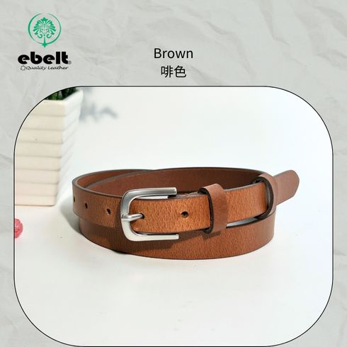 ［香港品牌 EBELT] EBC 336 印度製 頭層水牛皮真皮皮帶 BUFFALO TOP GRAIN LEATHER BELT 2.0cm