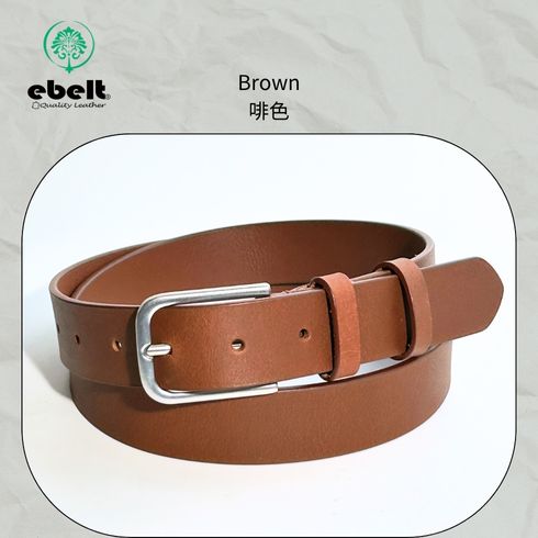 ［香港品牌 EBELT] EBC 334 印度製 頭層水牛皮真皮皮帶 BUFFALO TOP GRAIN LEATHER BELT 3.0cm