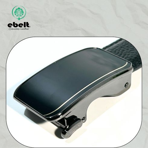 [香港品牌 EBELT] EBM 168 自動扣頭層牛皮真皮皮帶 Autolocked buckle Top Grain Napa leather belt 3.2cm