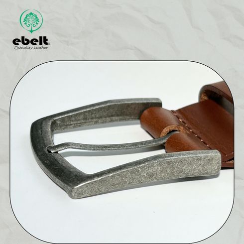 ［香港品牌 EBELT] EBC 330 印度製 頭層水牛皮真皮皮帶 BUFFALO TOP GRAIN LEATHER BELT 3.8cm