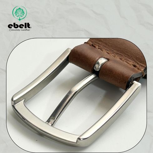 ［香港品牌 EBELT] EBC 335 印度製 頭層水牛皮真皮皮帶 BUFFALO TOP GRAIN LEATHER BELT 3.4cm