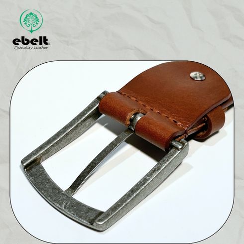 ［香港品牌 EBELT] EBC 330 印度製 頭層水牛皮真皮皮帶 BUFFALO TOP GRAIN LEATHER BELT 3.8cm