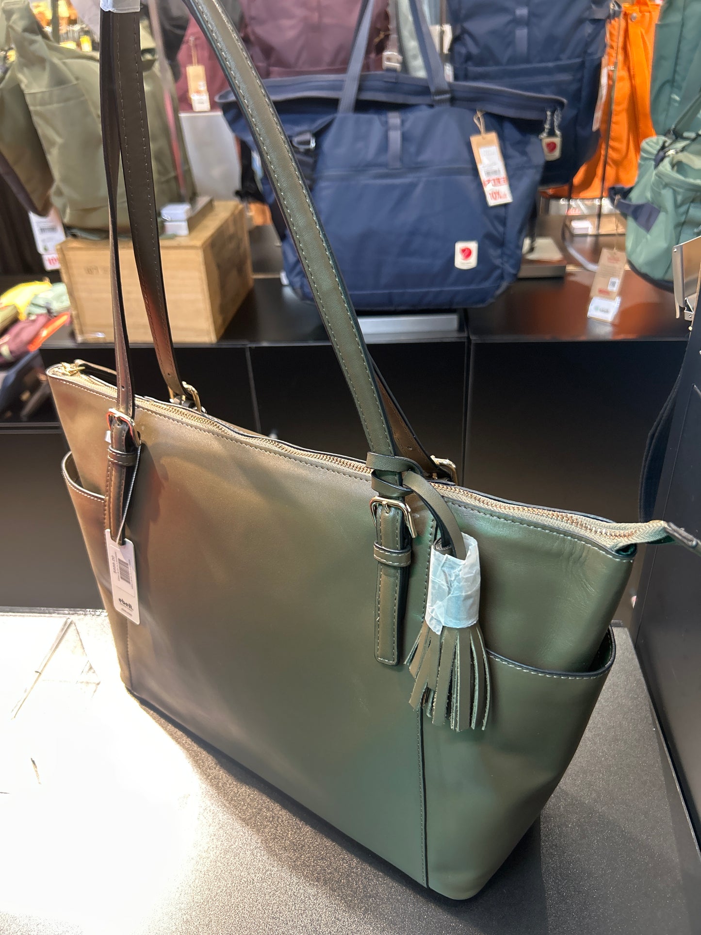 清貨 全新牛皮手袋 最後一個 頭層牛皮 女裝Tote 袋- MSN-LB-08
