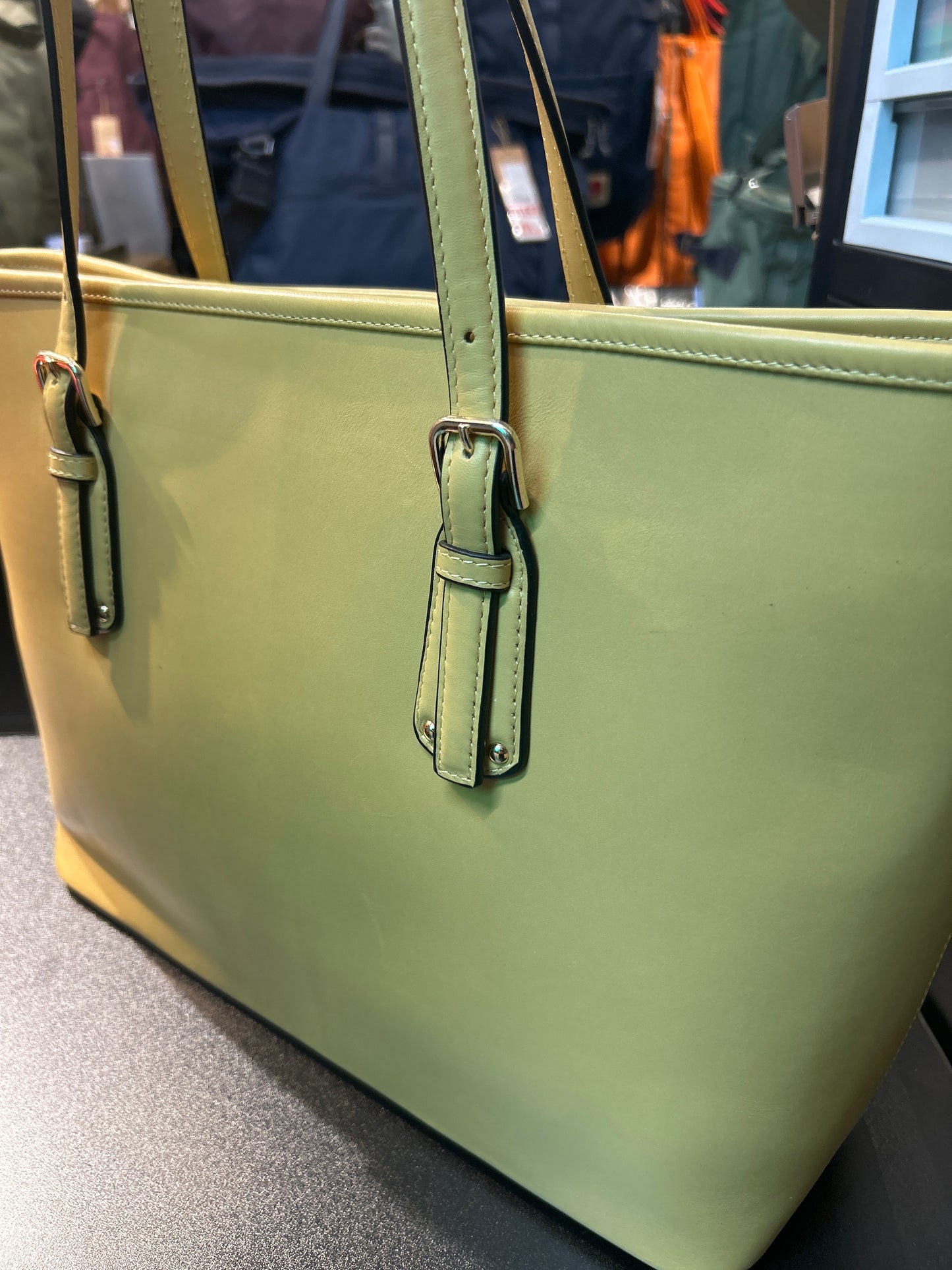 清貨 全新手袋 最後一個 頭層牛皮 女裝Tote 袋- MSN-LB-07