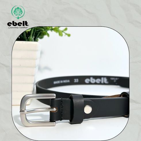 ［香港品牌 EBELT] EBC 336 印度製 頭層水牛皮真皮皮帶 BUFFALO TOP GRAIN LEATHER BELT 2.0cm