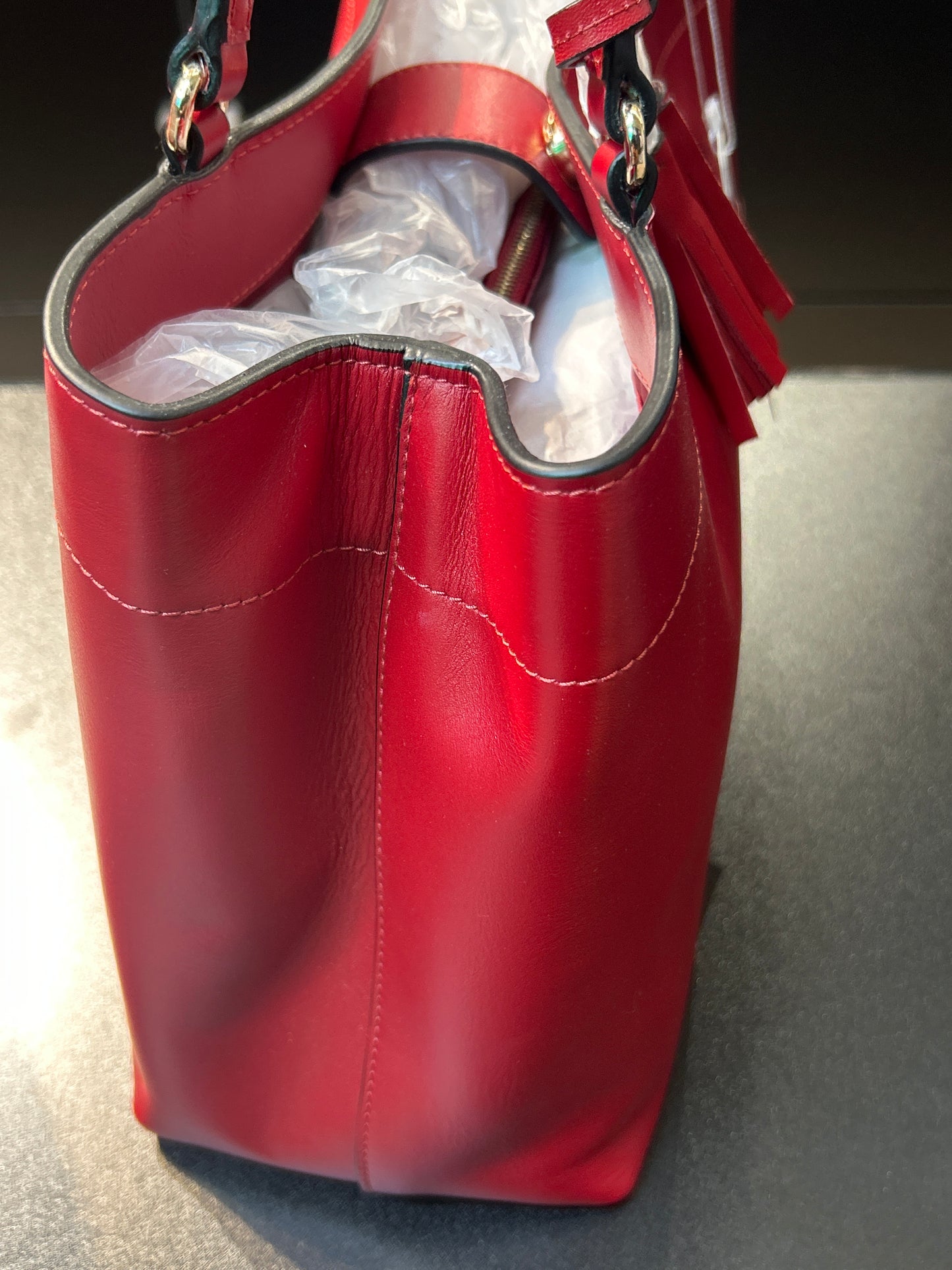 清貨 全新牛皮手袋 最後一個 頭層牛皮 女裝Tote 袋- MSN-LB-09