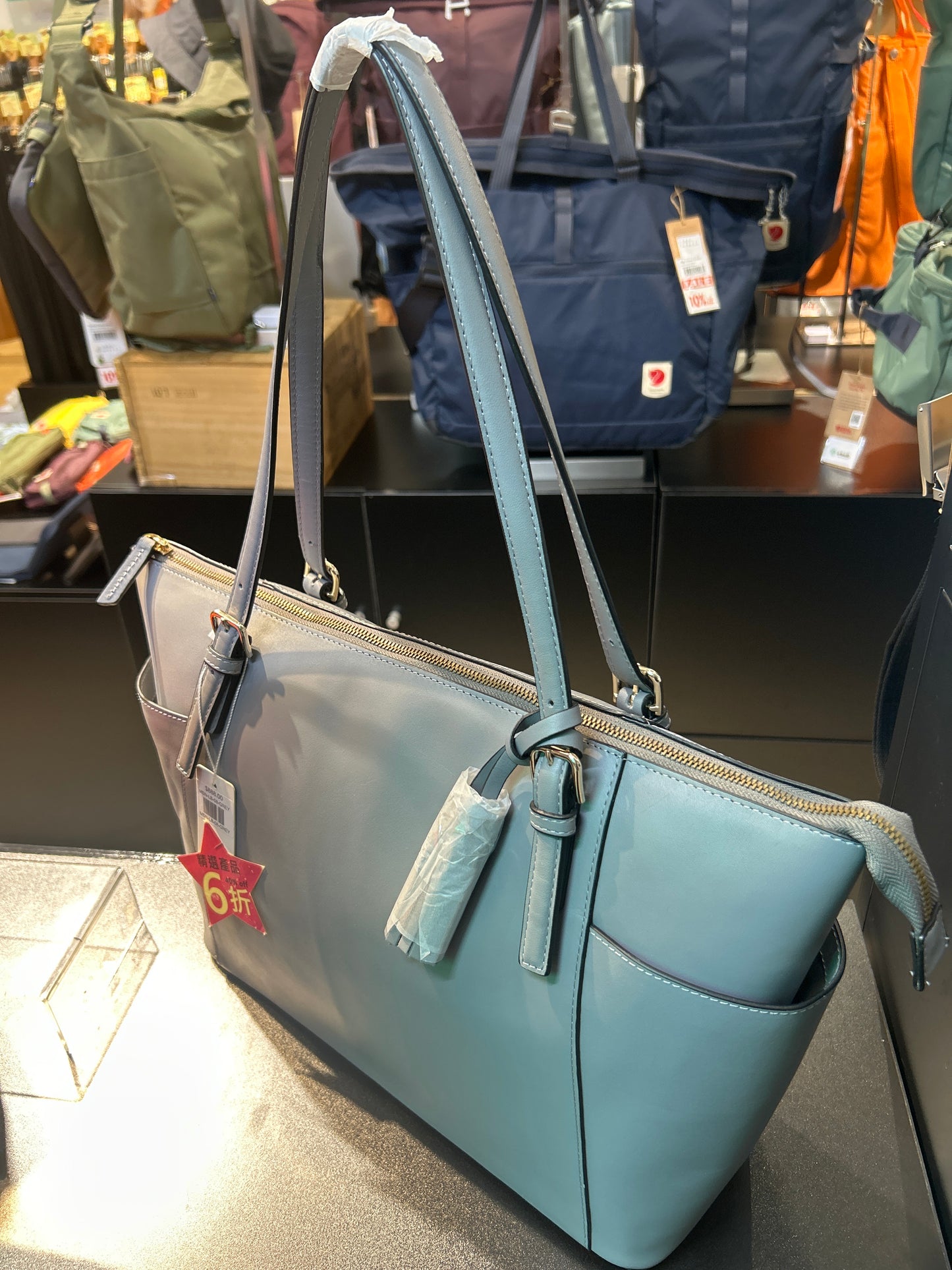 清貨 全新牛皮手袋 最後一個 頭層牛皮 女裝Tote 袋- MSN-LB-08