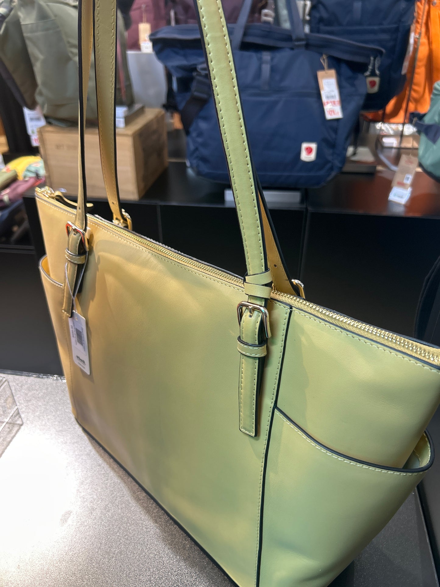 清貨 全新牛皮手袋 最後一個 頭層牛皮 女裝Tote 袋- MSN-LB-08