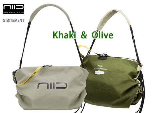 【NIID】ST@TEMENT S7 Tote Bag 一款多變 / 一袋雙色 - Khaki & Olive 卡奇色&橄欖綠