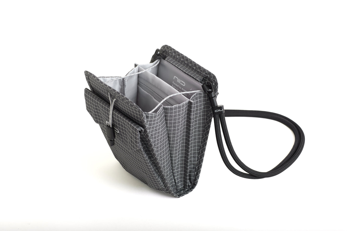 【2026斜孭袋王】NIID NEO Nomad Pouch (NP)：全開風琴式空間收納 Graphene Gray石墨灰