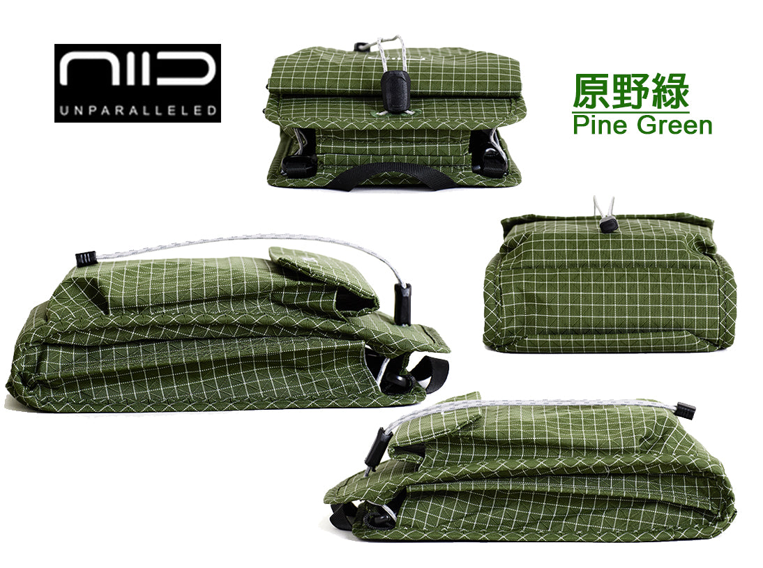【2026斜孭袋王】NIID NEO Nomad Pouch 輕便多功能斜孭袋・護照／手機／卡片收納 - Pine Green 原野綠