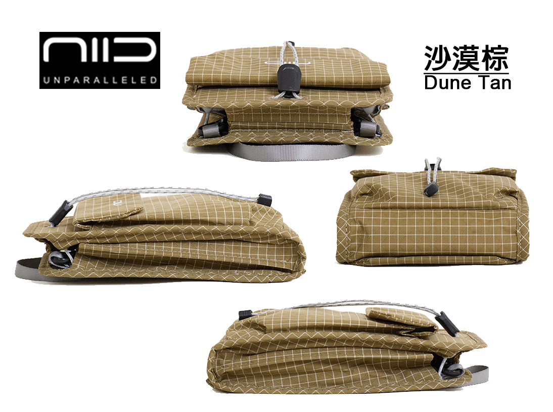 【2026斜孭袋王】NIID NEO Nomad Pouch 輕便多功能斜孭袋・護照／手機／卡片收納 - Dune Tan 沙漠棕