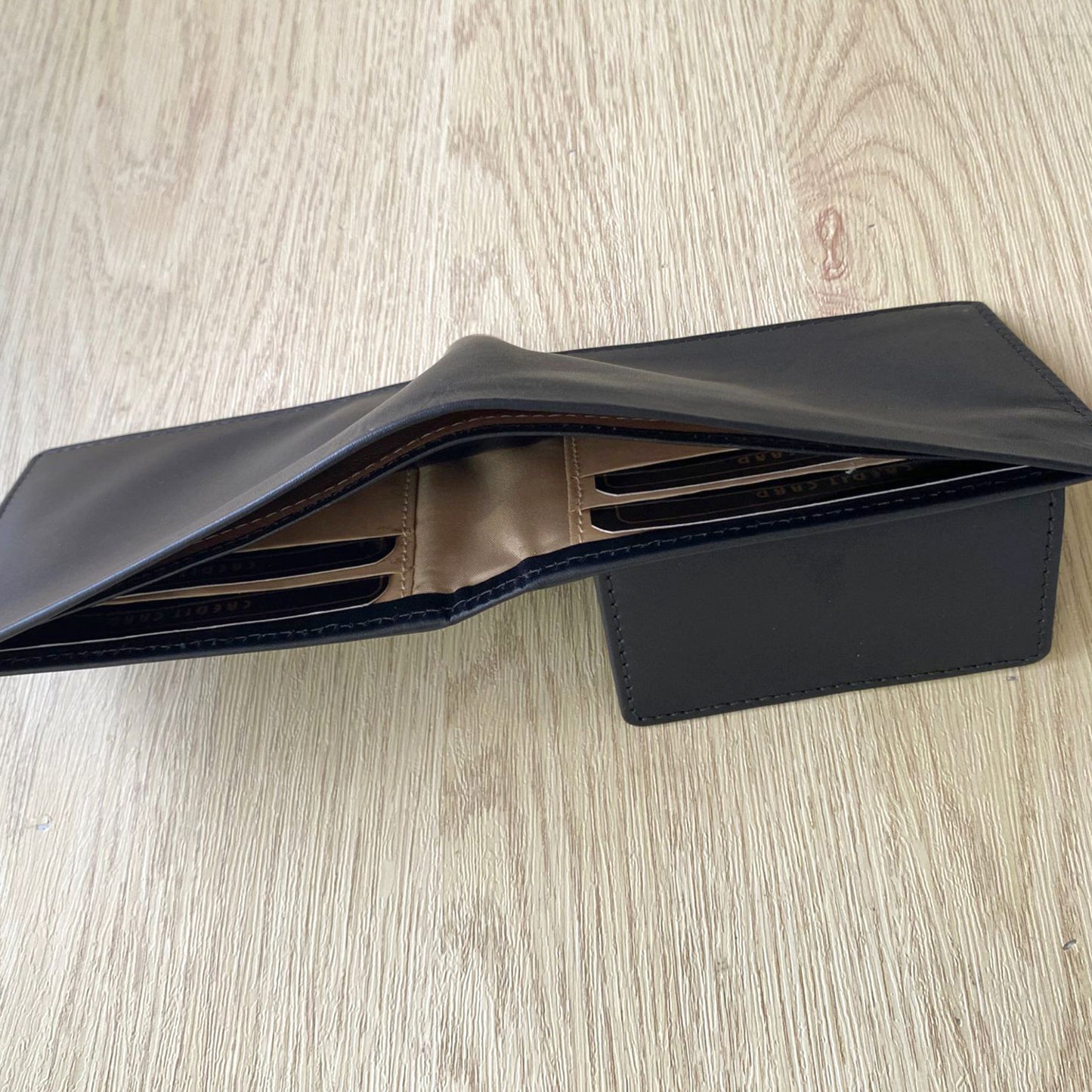 【香港品牌 ebelt】  頭層牛皮真皮銀包（零錢格）Top Grain Cow Leather Wallet - WM 123
