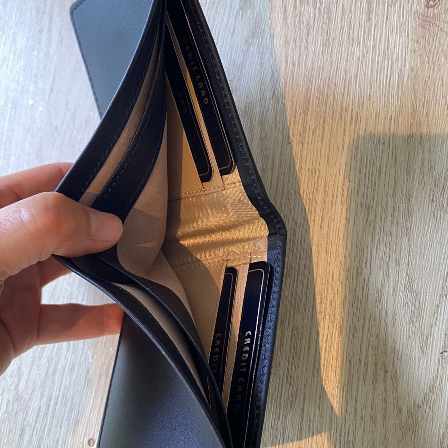 【香港品牌 ebelt】  頭層牛皮真皮銀包（零錢格）Top Grain Cow Leather Wallet - WM 123