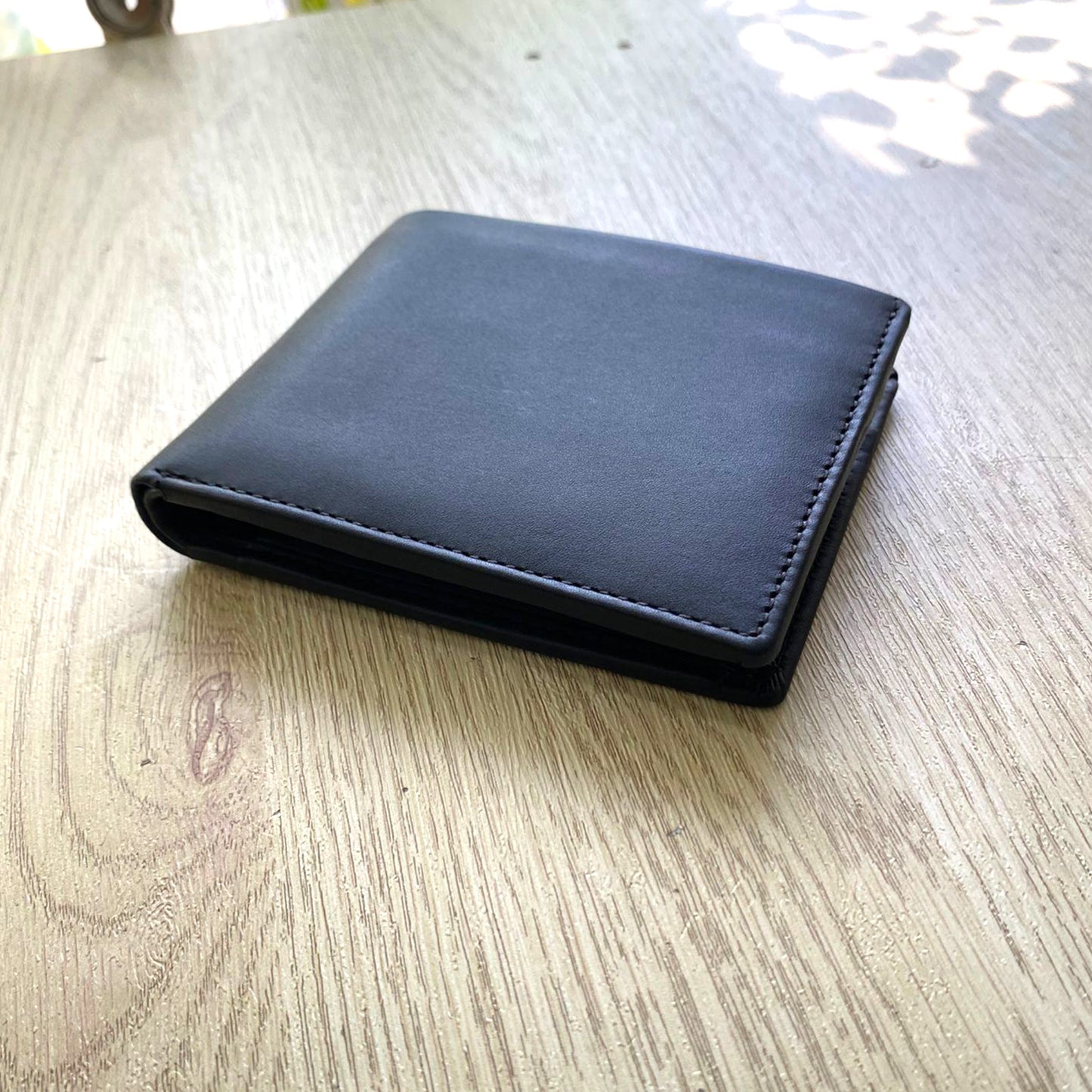 【香港品牌 ebelt】  頭層牛皮真皮銀包（零錢格）Top Grain Cow Leather Wallet - WM 123
