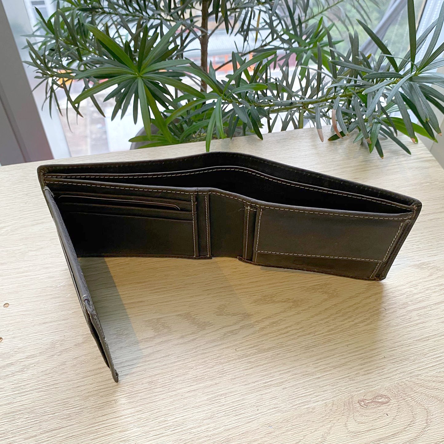 ［香港品牌 EBELT] WM 140 印度製 頭層水牛獵人皮真皮銀包 皮夾錢包 Full Grain Buffalo Hunter Series Leather Wallet