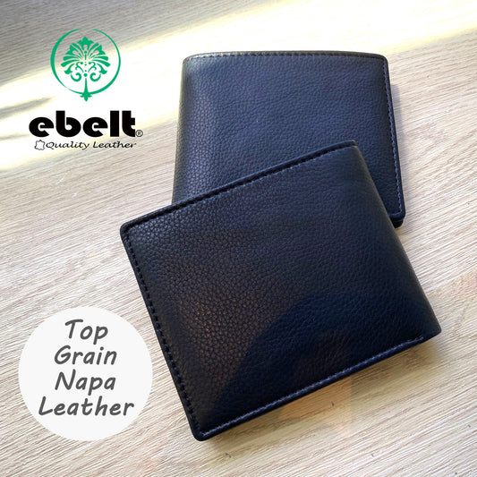 [香港品牌 EBELT] WM 157 頭層牛皮真皮銀包（兩個證件格）皮夾錢包 Top Grain Cow Leather Wallet