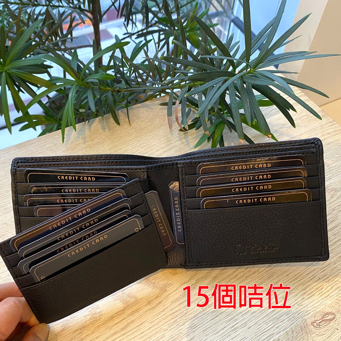 [香港品牌 EBELT] WM 159 頭層牛皮真皮銀包（加大容量）皮夾錢包 Top Grain Cow Leather Wallet