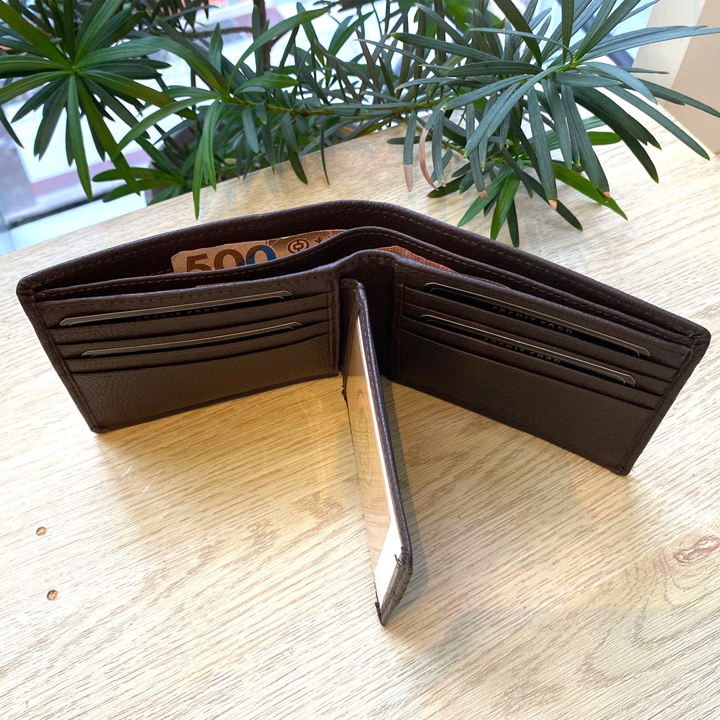 [香港品牌 EBELT] WM 159 頭層牛皮真皮銀包（加大容量）皮夾錢包 Top Grain Cow Leather Wallet
