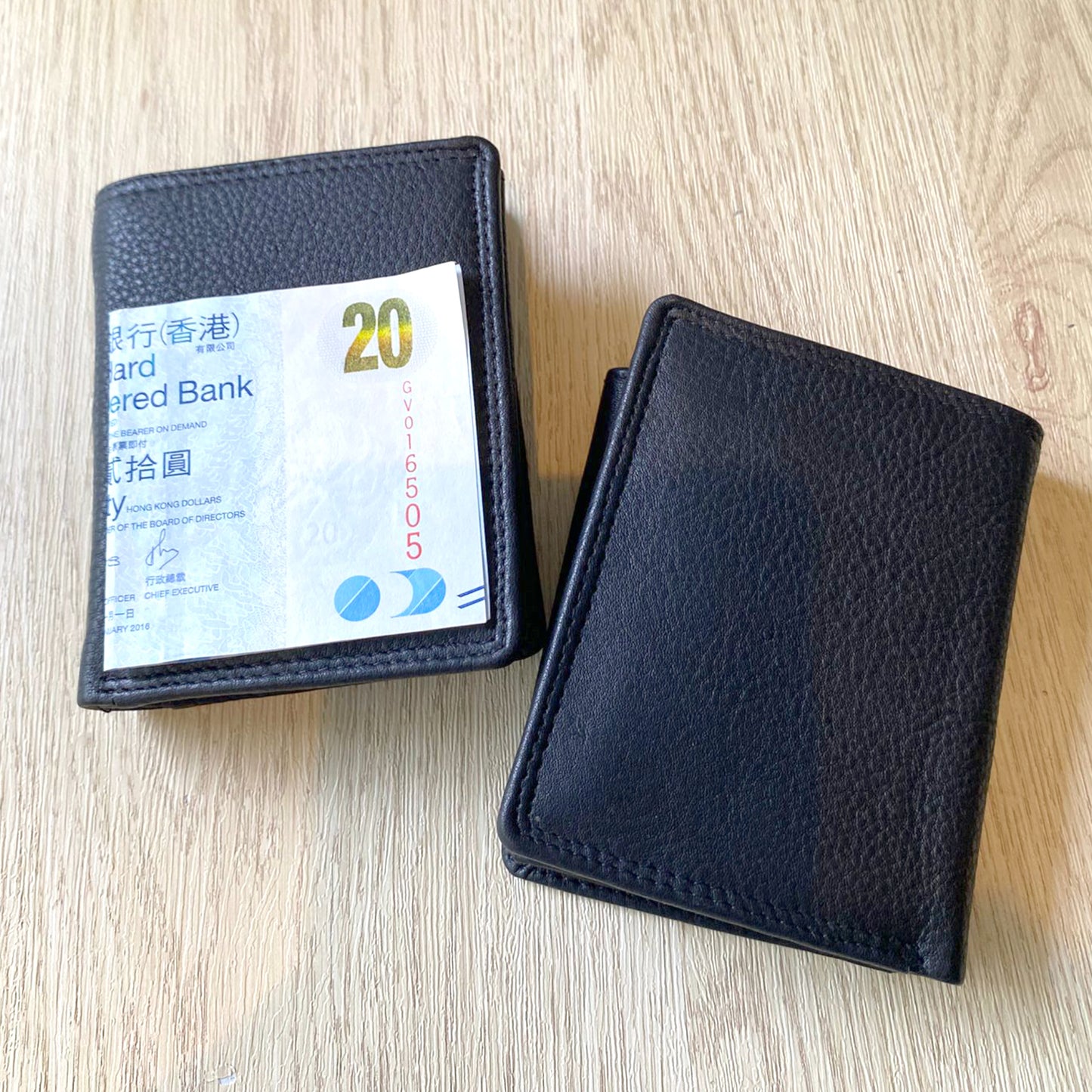【香港品牌 ebelt】 RFID 頭層牛皮真皮銀包 (纖巧)  TOP GRAIN COW LEATHER MINI WALLET - WM 163