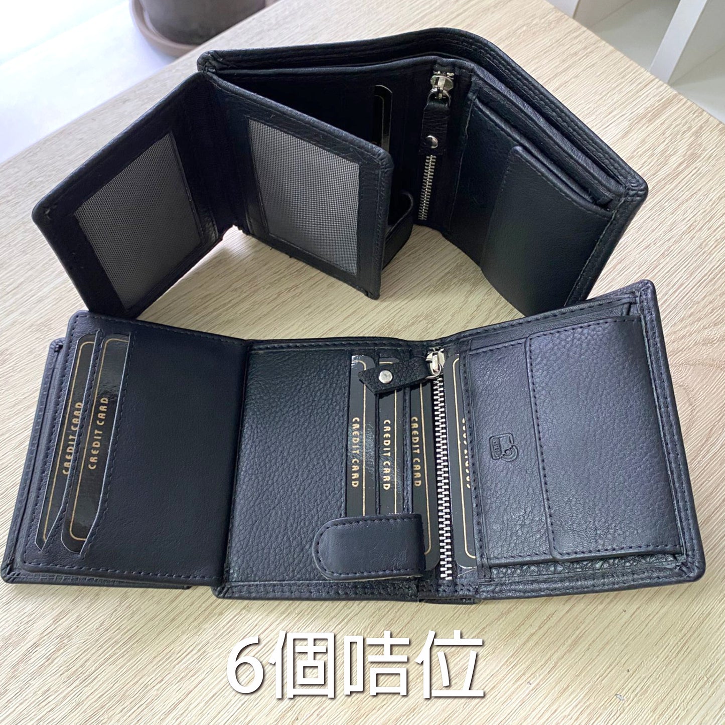 【香港品牌 ebelt】 RFID 頭層牛皮真皮銀包 (纖巧)  TOP GRAIN COW LEATHER MINI WALLET - WM 163