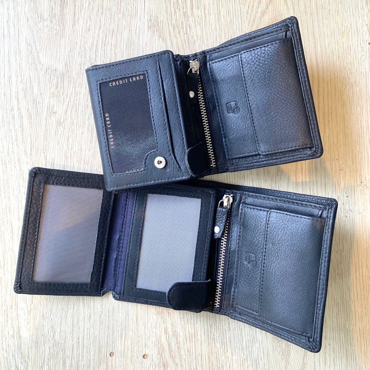 【香港品牌 ebelt】 RFID 頭層牛皮真皮銀包 (纖巧)  TOP GRAIN COW LEATHER MINI WALLET - WM 163